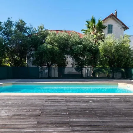 2p Rez-de-jardin Avec Piscine - Calme, Parking Prive - 2p Rez-de-jardin Avec Piscine - Calme, Parking Prive Mae-2133 * Cannes