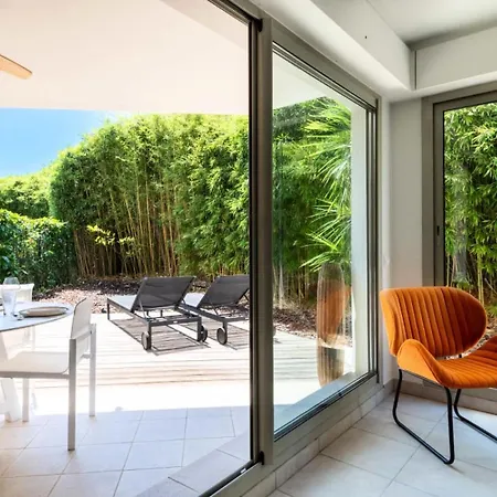 2p Rez-de-jardin Avec Piscine - Calme, Parking Prive - 2p Rez-de-jardin Avec Piscine - Calme, Parking Prive Mae-2133 *