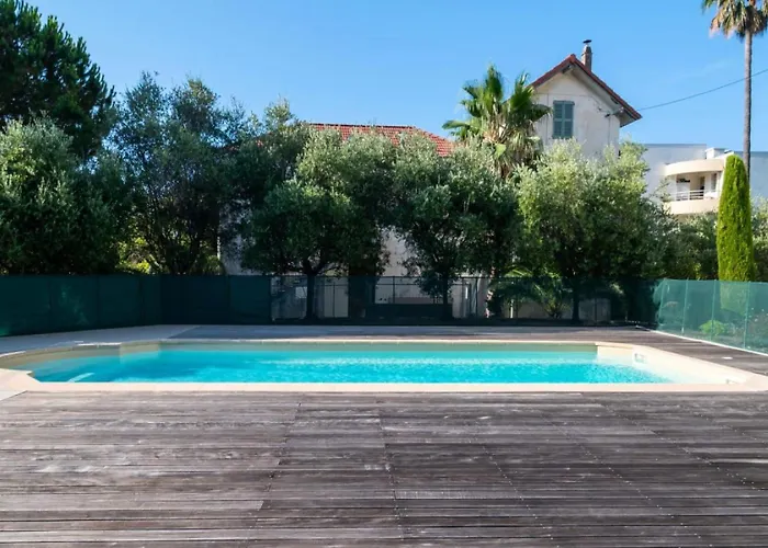 2p Rez-de-jardin Avec Piscine - Calme, Parking Prive - 2p Rez-de-jardin Avec Piscine - Calme, Parking Prive Mae-2133 * Cannes